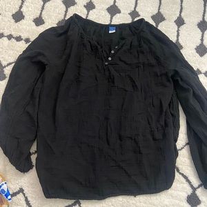 Old navy black blouse